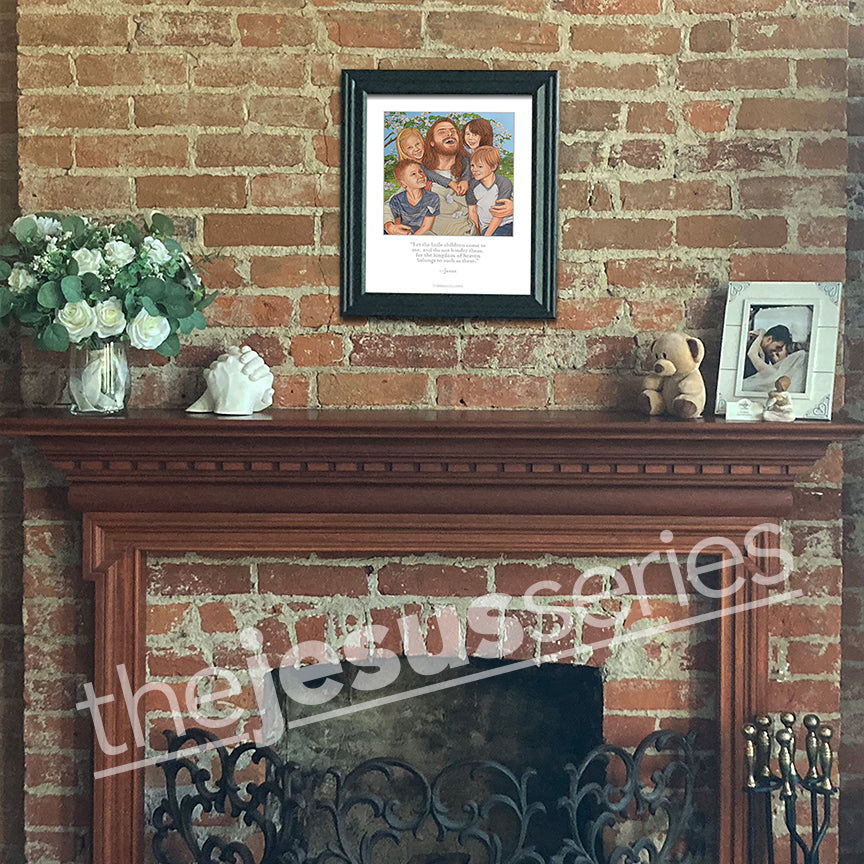 Jesus and the Children - Poster Print